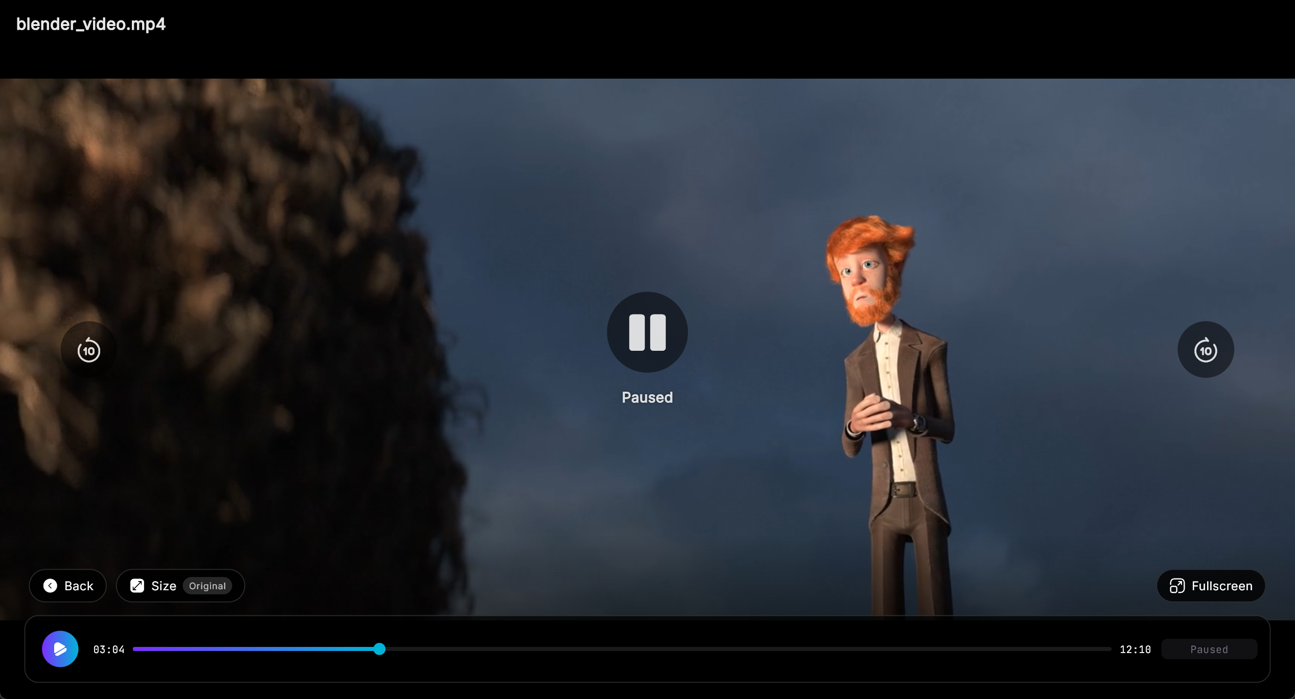 Vexo Player video playback